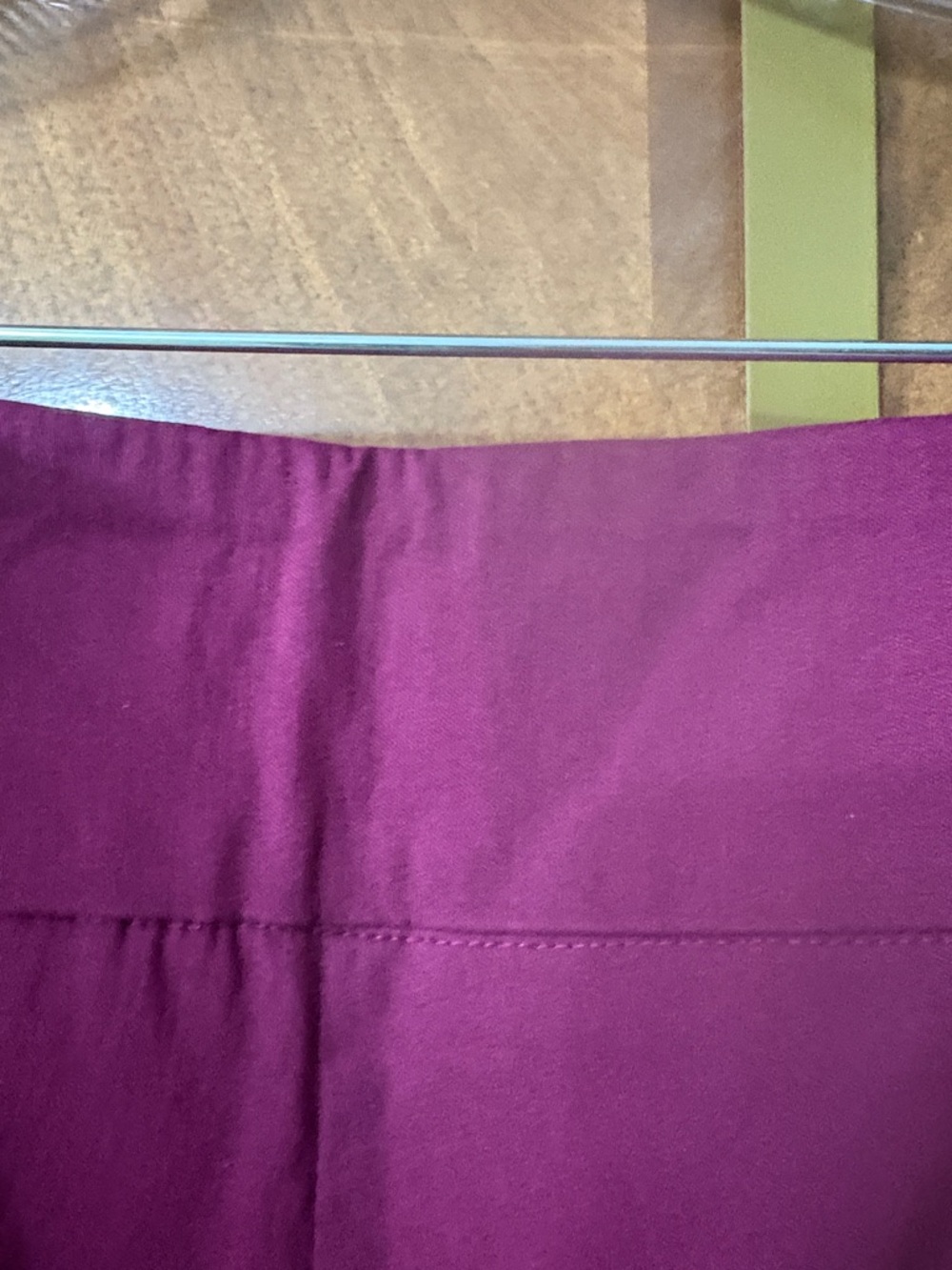 Merra Lane Wine-Magenta High-Waist Dress Pants 28W - Picture 6 of 6